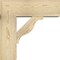 Ekena Millwork Funston Block Rough Sawn Bracket w/ Offset Brace, Douglas Fir, 8"W x 22"D x 22"H BKT0806X22X22FST05RDF - alternate 3